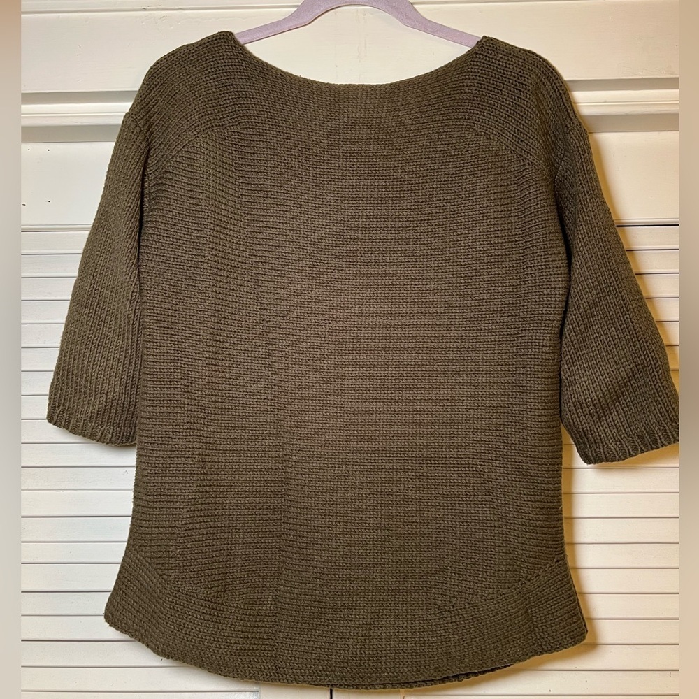 J Jill Cotton Blend Boatneck 3/4 Sleeve Sweater Jumper, size XS Classiccore - Picture 11 of 11